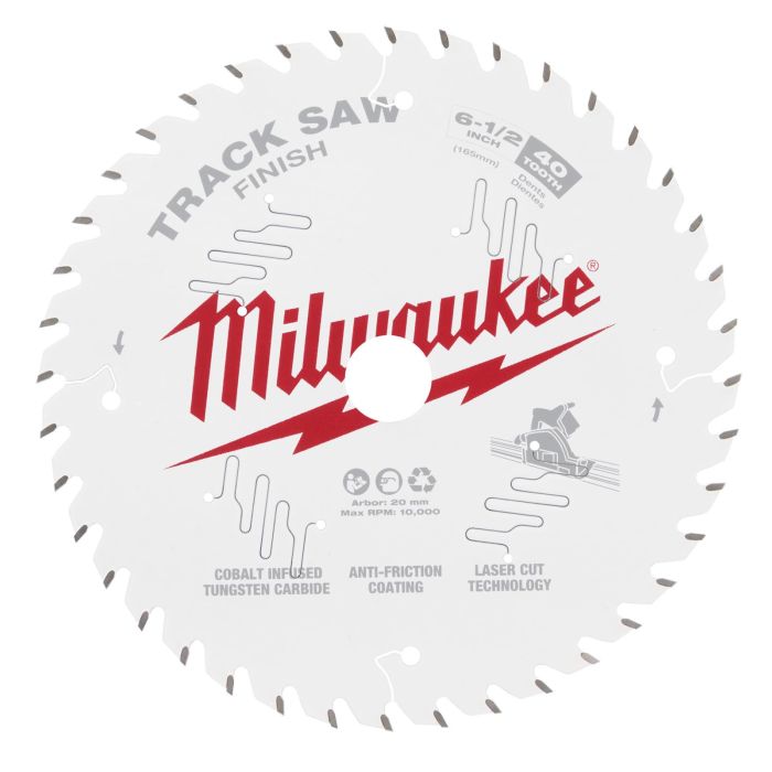 Image of Milwaukee® 6-1/2” 40T Finish Track Saw Blade